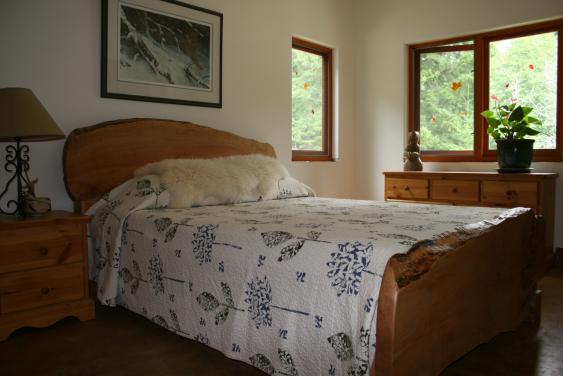 bedroom Great Bear Chalet accommodations